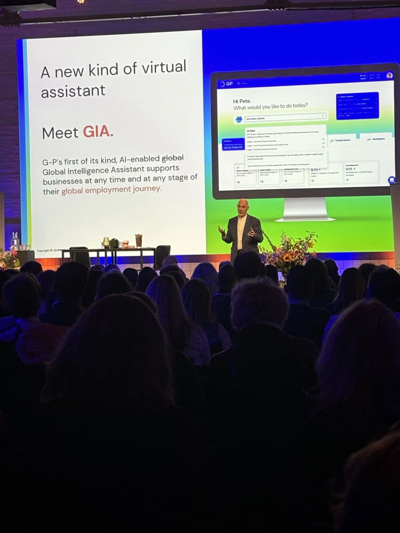 Craig Goldblatt speaking at a conference